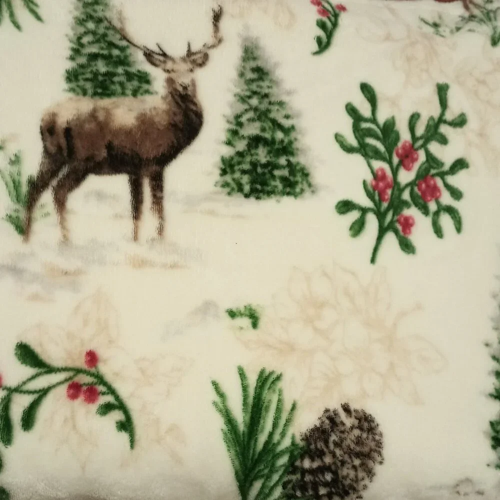 *EUC ~ Better Homes & Gardens Oversize Reversible Velvet Plush Throw Blanket